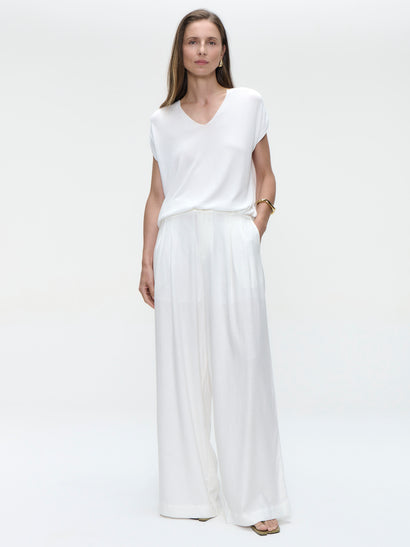 Takara Leinen-Mix-Hose | Weiß