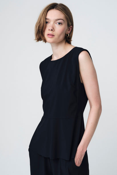 Vespa technisch shirt met lange mouwen | Blauw