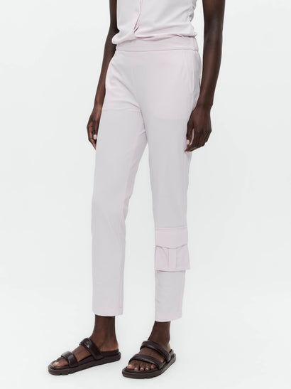 Pantalon FreyN Technical Jersey structuré | Rose poudré clair