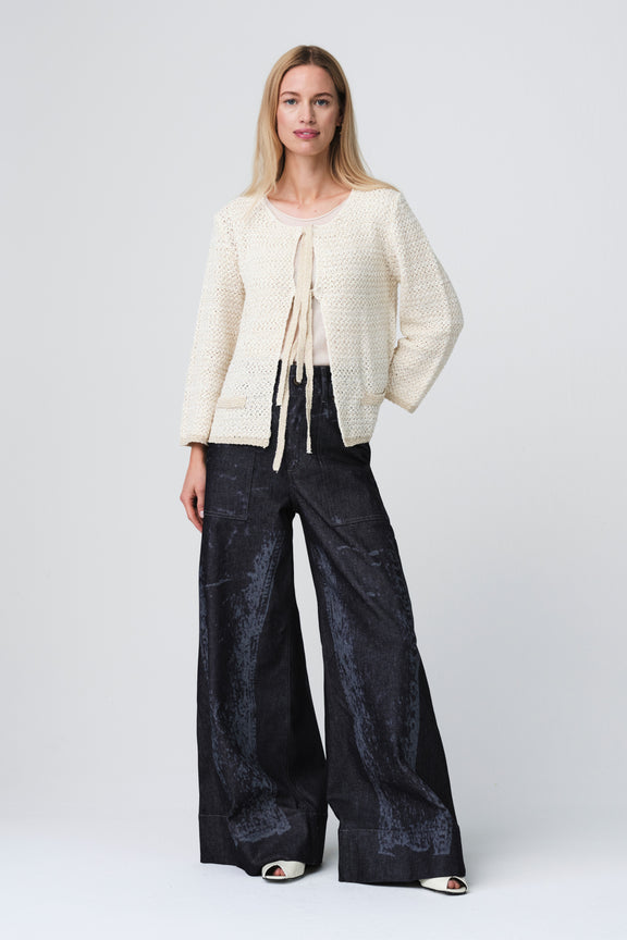 Cotton Cardigan 2029 | Ecru