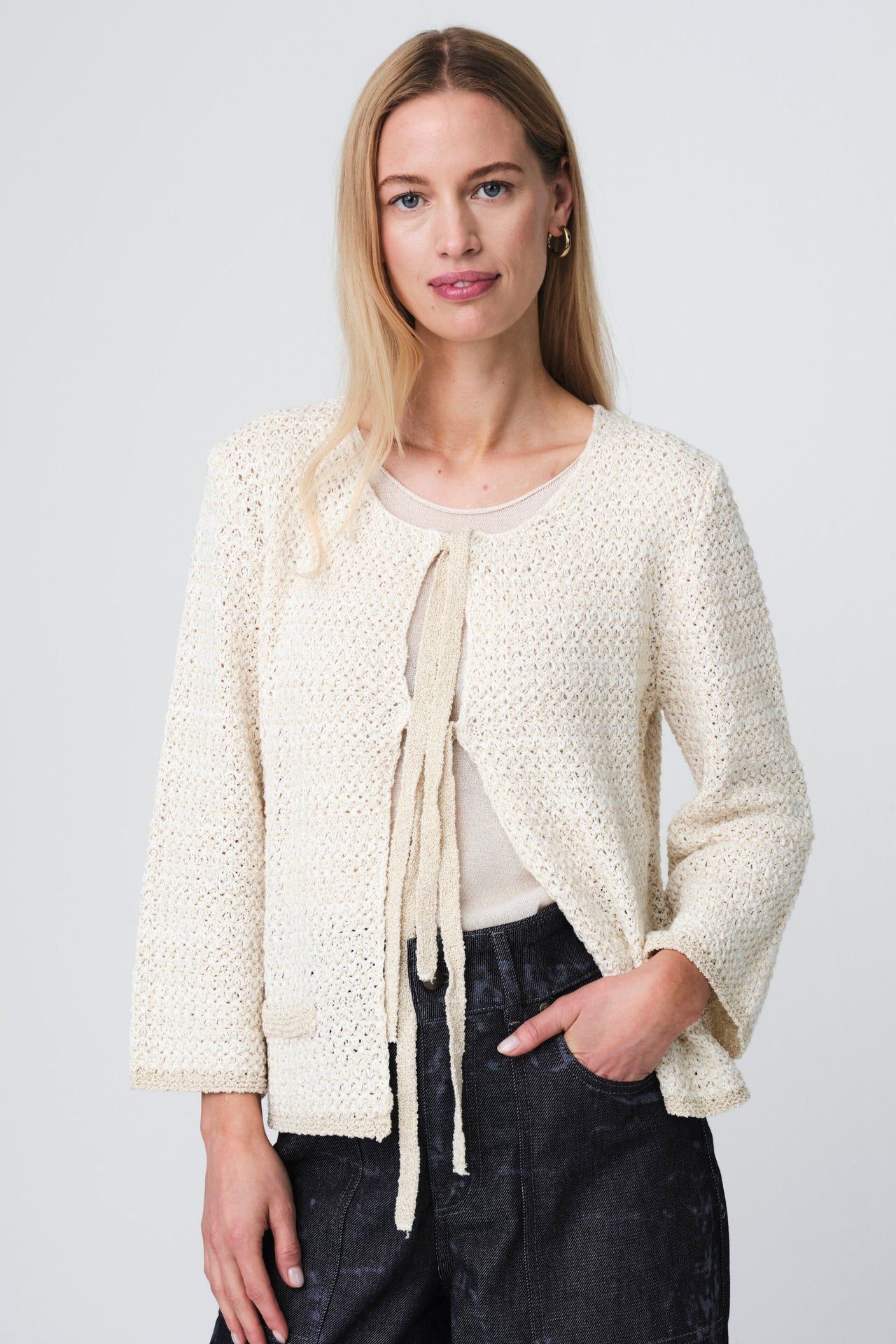 Cotton Cardigan 2029 | Ecru