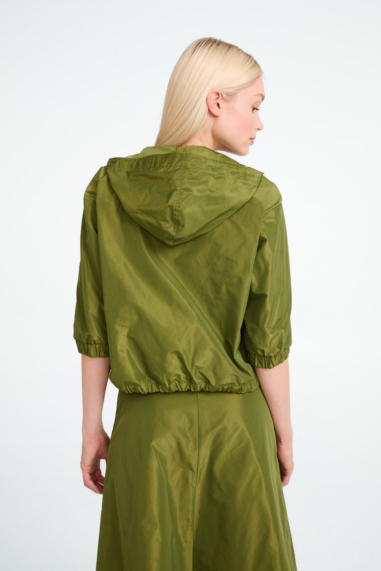 Betulla taffeta jacket | Green