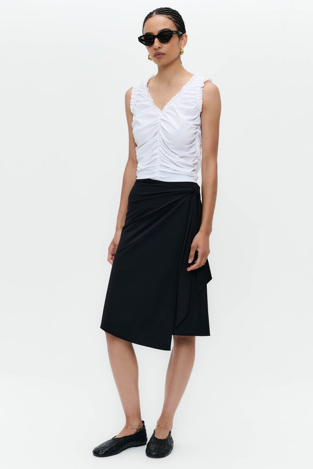 Romana top technical jersey | White
