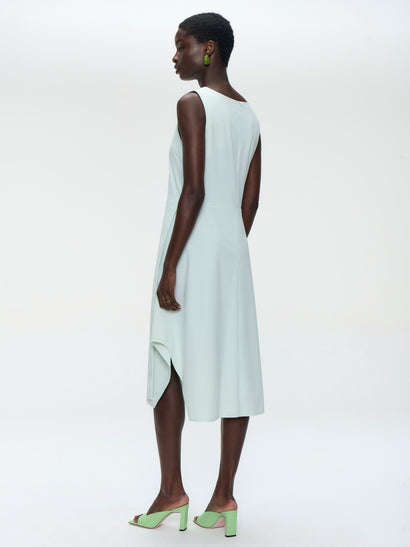 Susanne Kleid technischer Jersey | Aloe