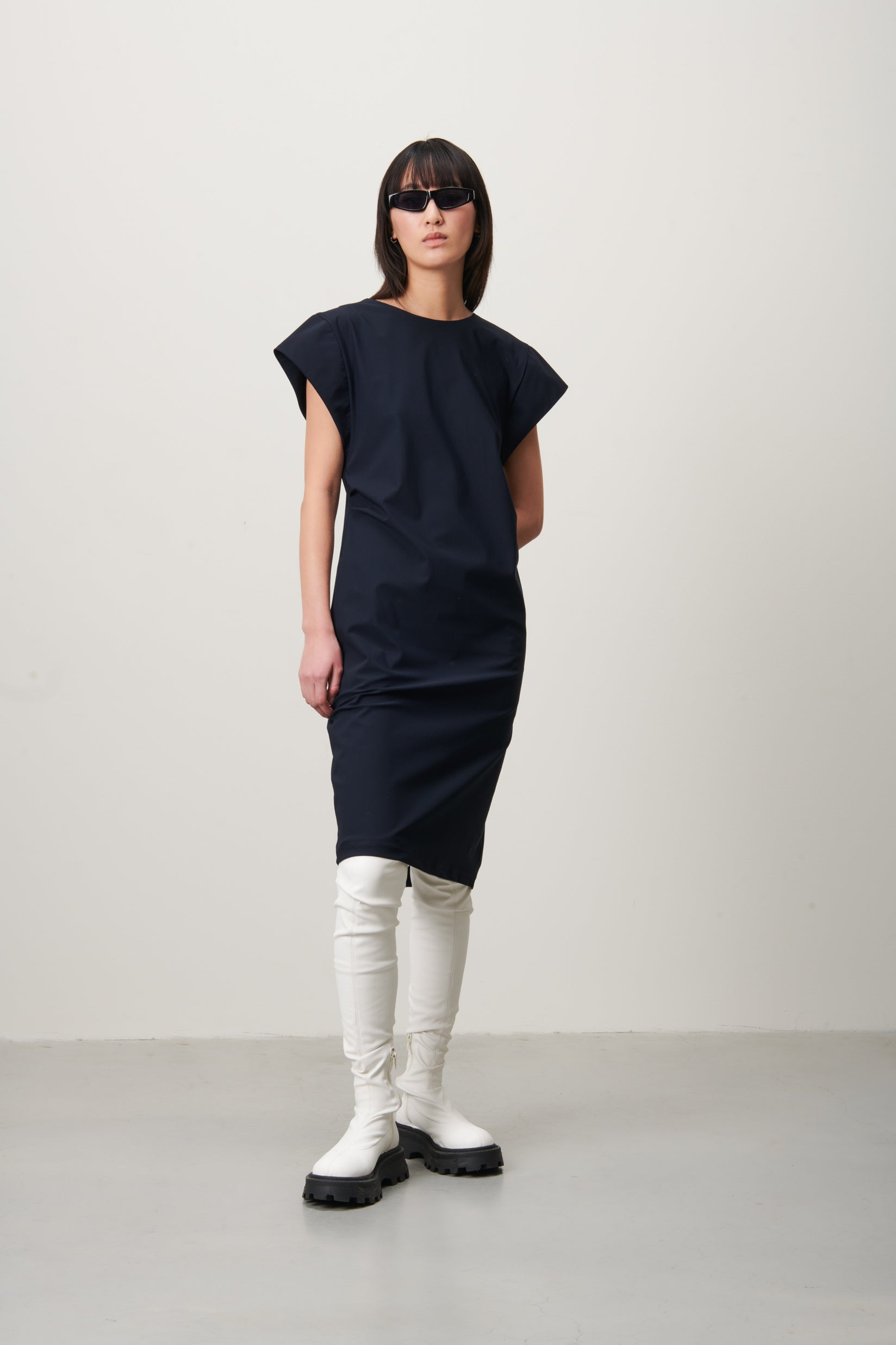 Domina Dress Technical Jersey | Blue