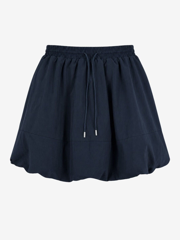 Kara katoen balloon mini rok | Navy
