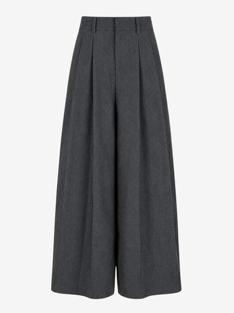 Coco pleated Viskose Hose | Grey