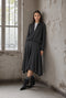 Marta asymmetrical viscose rok | Anthracite