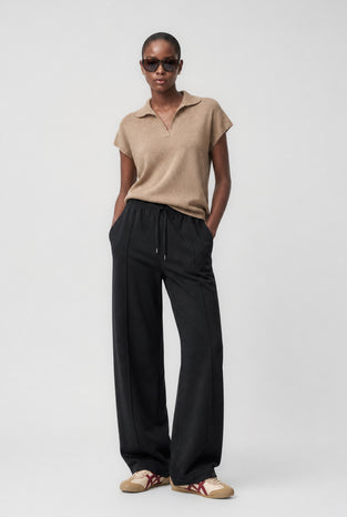 Serafina wide-leg pants | Black