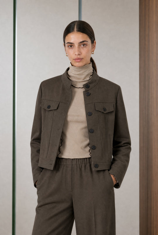 Ophelia viscose blend short jacket