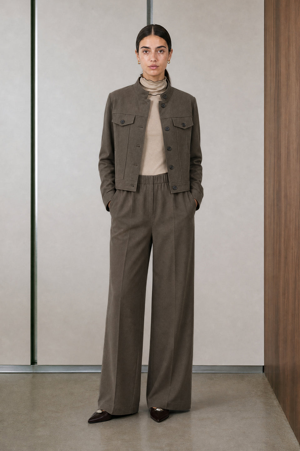 Raven viscose blend broek | Melange