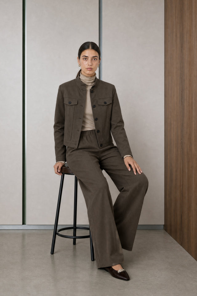 Raven viscose blend broek | Melange