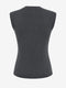 Oda back knitted Viskose Weste | Grey