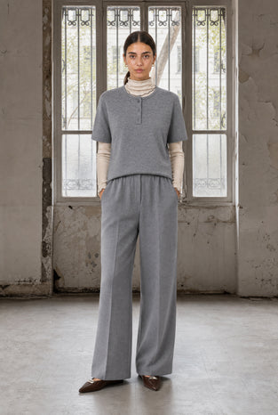 Raven viscose blend broek | Grey