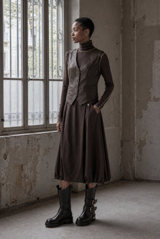 Albina rok technical jersey | Chocolate