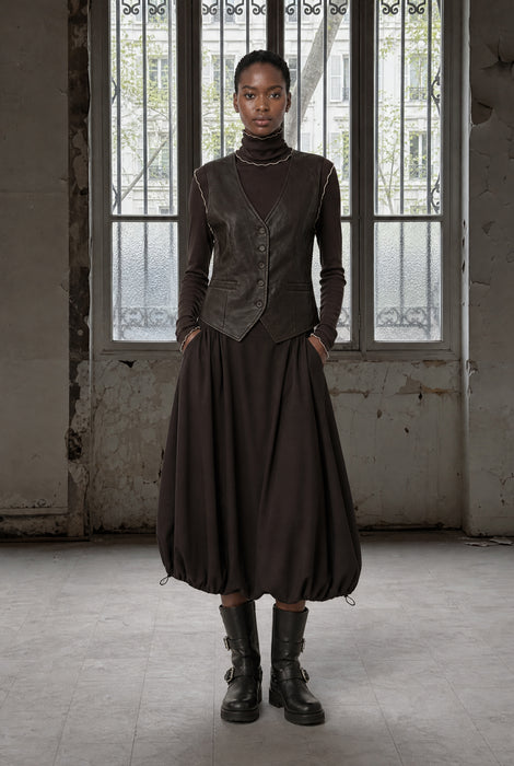 Albina rok technical jersey | Chocolate