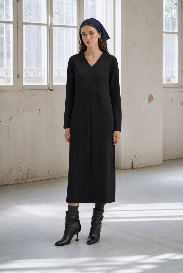 Anita Kleid technical jersey | Black