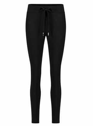 Broek Anna - Skinny fit Technical Jersey | Black