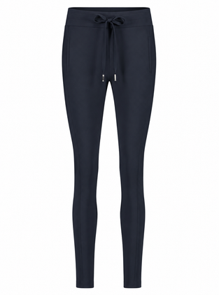 Broek Anna - Skinny fit Technical Jersey | Blue
