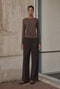 Ari Baumwolle top | Brown