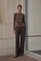 Ari Baumwolle top | Brown
