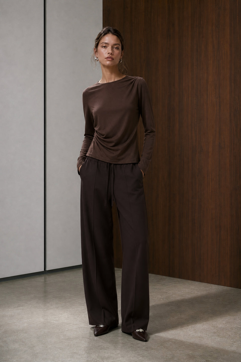 Ari cotton top | Brown