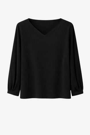 Aria top technical jersey | Black