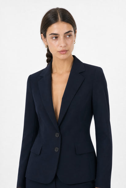 Atina Blazer Technical Jersey | Blauw