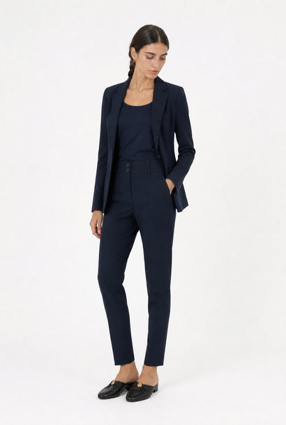 Atina Blazer Technical Jersey | Blauw