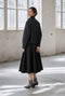 Awrora katoen pleated bomber jacket | Navy