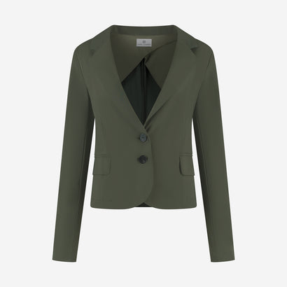 Atina Blazer aus technischem Jersey | Armeegrün