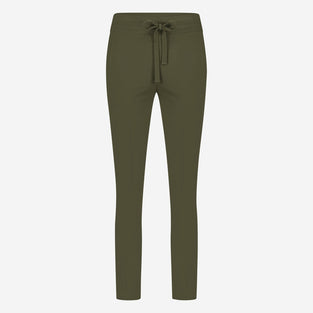 Broek Anna - Skinny fit Technical Jersey | Army