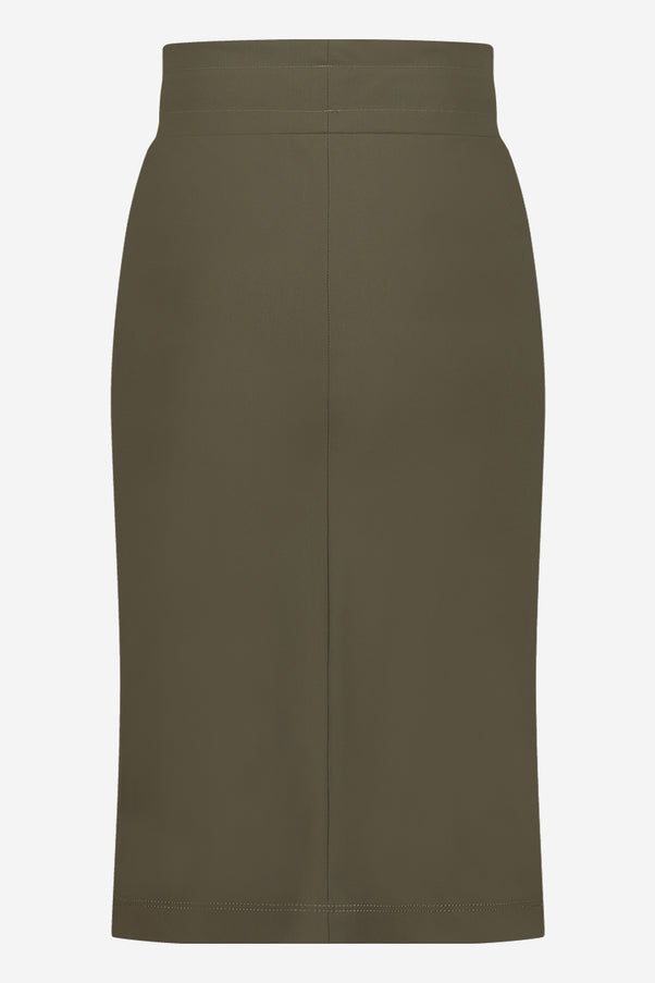 Skirt Kate easy wear Technical Jersey | Army