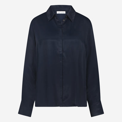 Blouse Sofi en viscose | Bleu