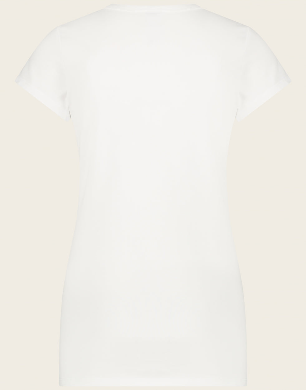 T shirt V Neck easy wear Organic Cotton | White