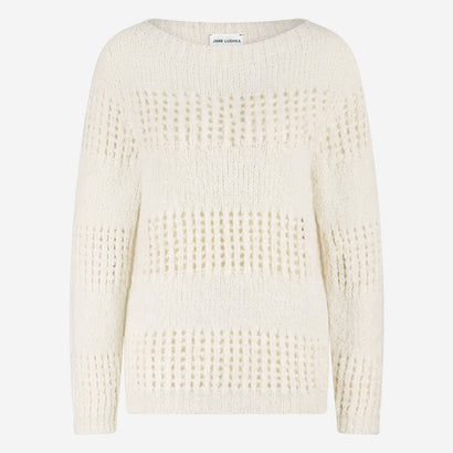 Shiny Pullover 1034 | Off White