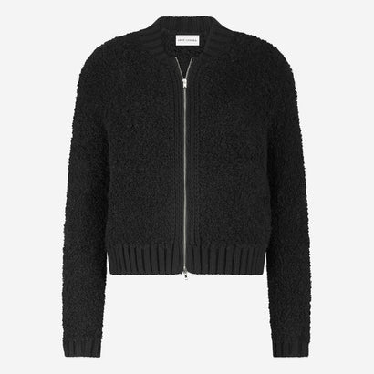 Bouclé-Jacke 25527 | Schwarz