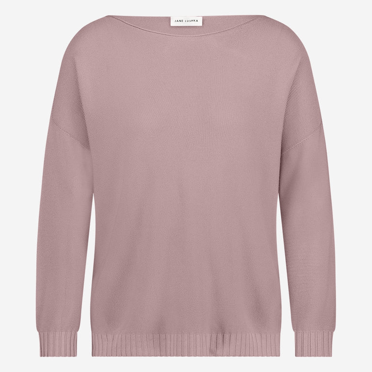 M205 seamless cotton pullover | Rosa