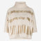 Pullover gold print NB2404 | Beige Gold