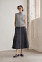 Bardolino Taft zipper Rock | Grigio