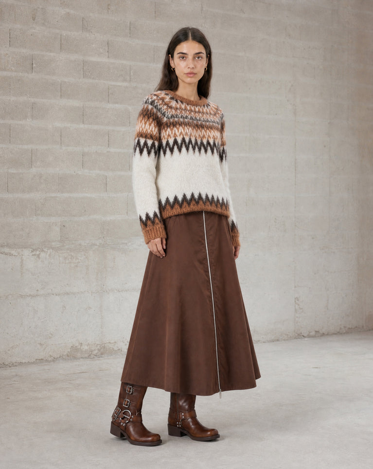Bardolino taft zipper rok | Ohra