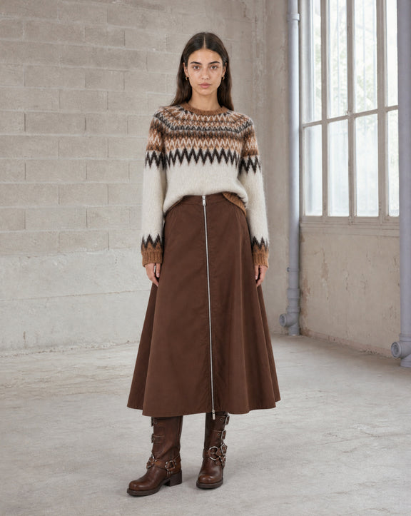 Bardolino taft zipper rok | Ohra