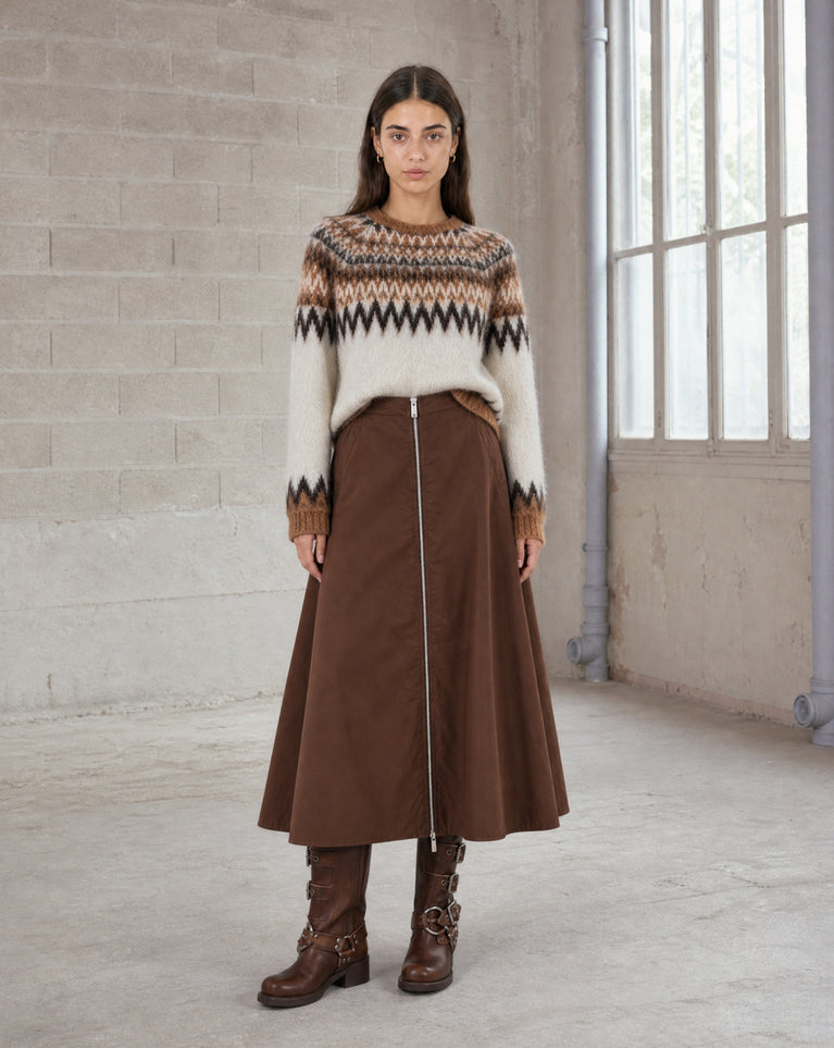 Bardolino taft zipper rok | Ohra