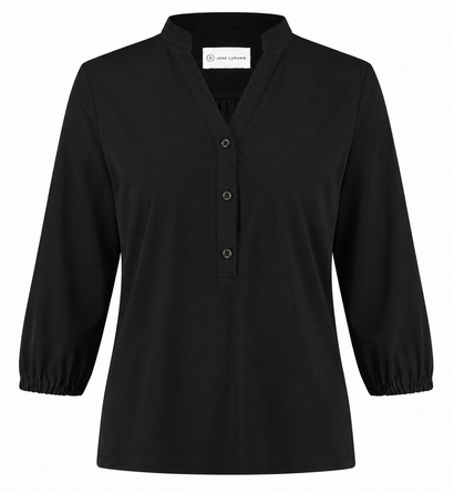 Blouse Bella Technical Jersey | Zwart