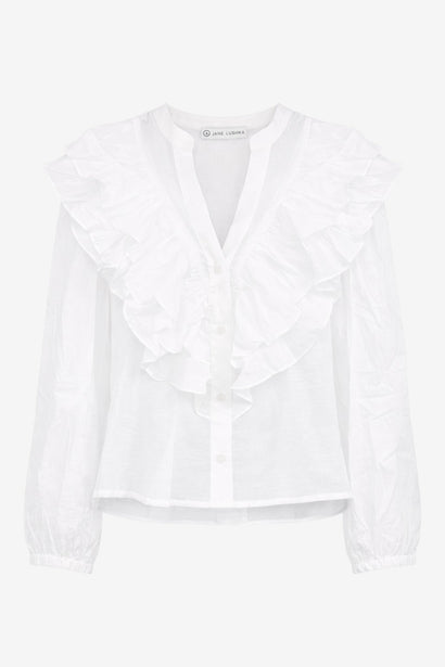 Beny-Bluse aus Viskose | Offwhite