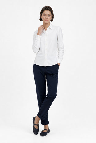 Bluse Betty Easy Wear Technical Jersey | White