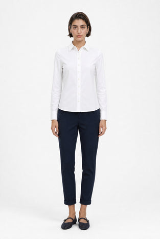 Bluse Betty Easy Wear Technical Jersey | White