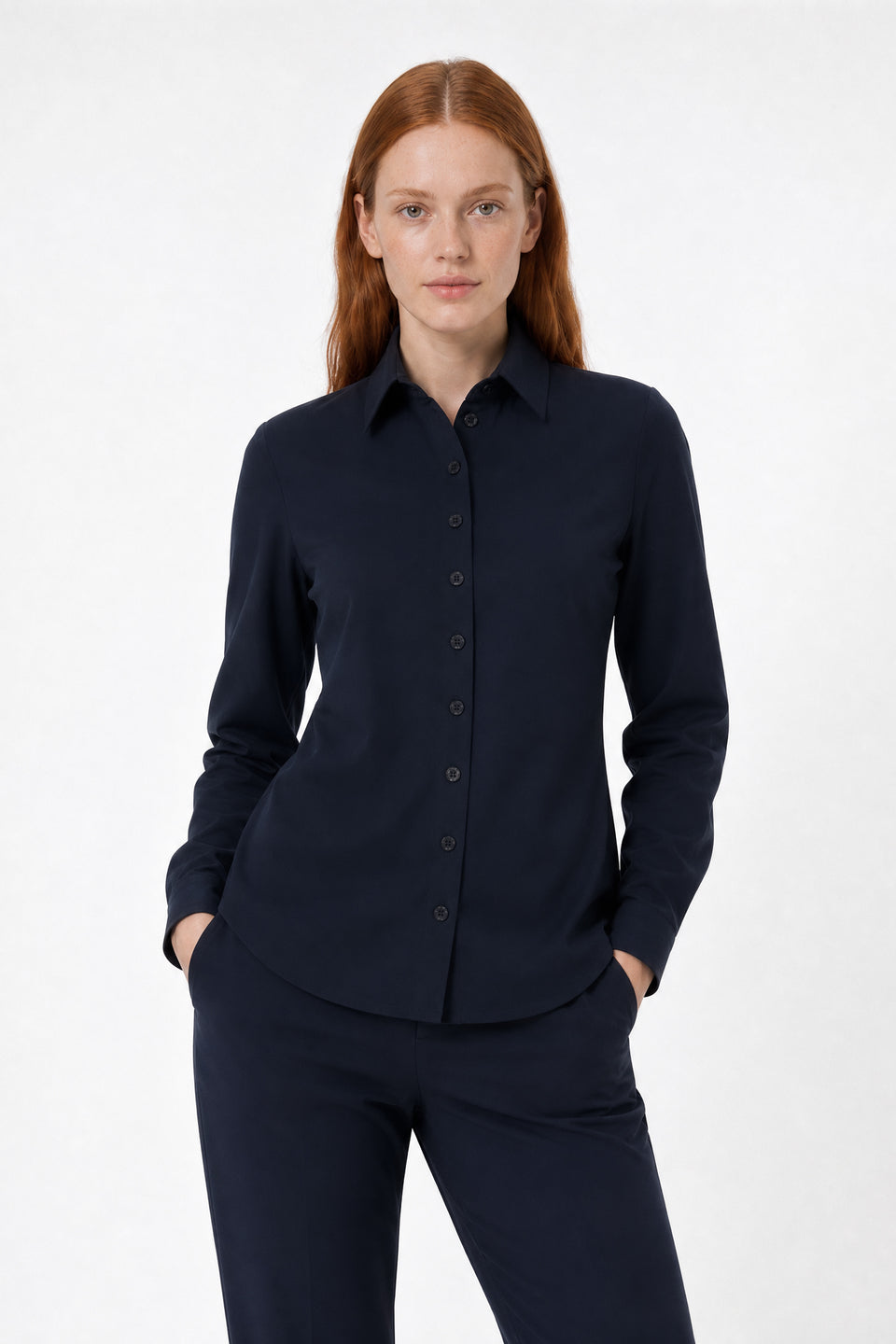 Bluse Betty Easy Wear Technical Jersey | Blue