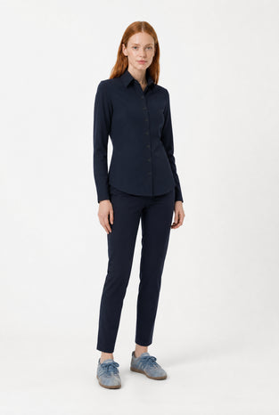 Bluse Betty Easy Wear Technical Jersey | Blue