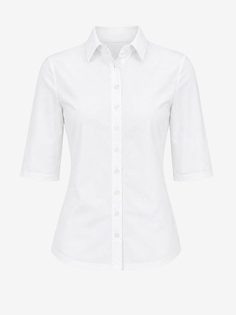 Bluse Betty Easy Wear Technical Jersey | White